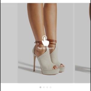 Stiletto Mazie Heeled Sandal with adjustable Strap NEW Price Firm